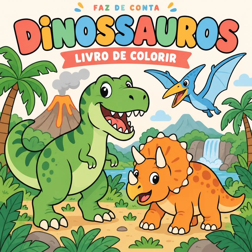 Capa do material Dinossauros