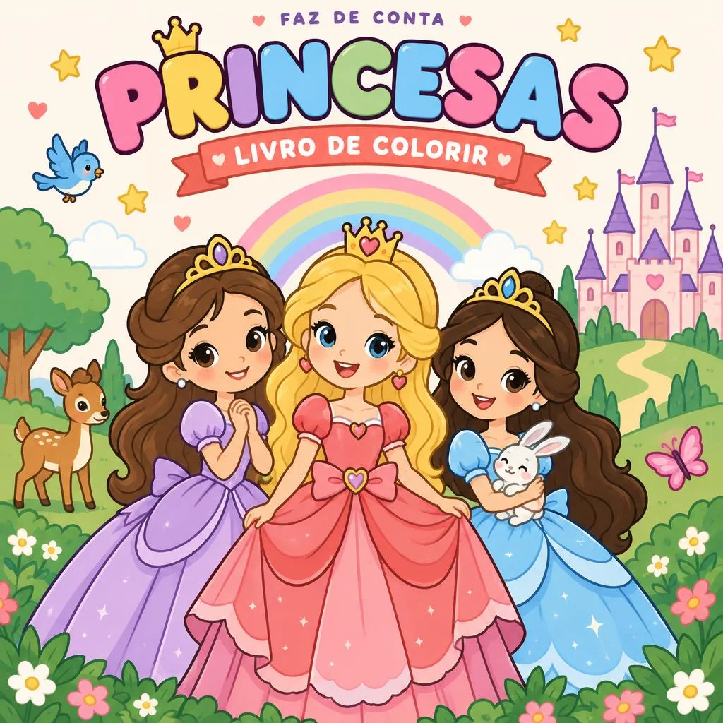 Capa do material Princesas
